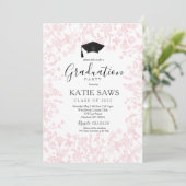 Graduation Party Invitation, Wildflower Afstuderen Kaart (Staand voorkant)