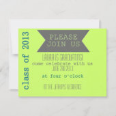 Graduation Party Invite Kaart (Voorkant)