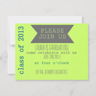 Graduation Party Invite Kaart