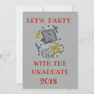 GRADUATION PARTY INVITE KAART