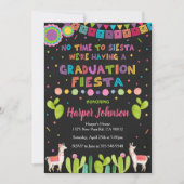Graduation Party Invite Mexican Fiesta Invitation Kaart (Voorkant)