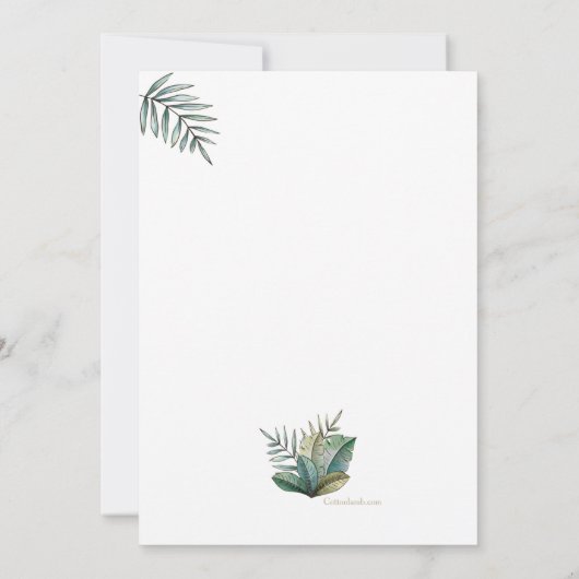 Graduation Party Kaart (Achterkant)