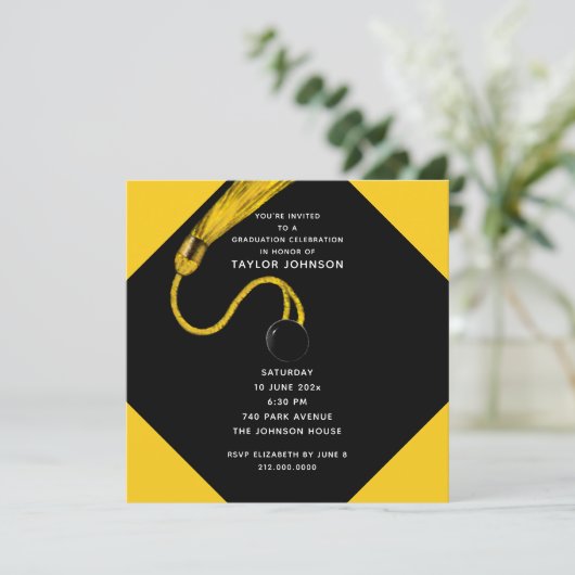 Graduation Party Kaart (Staand voorkant)