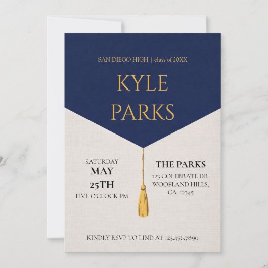 Graduation Party Kaart (Voorkant)