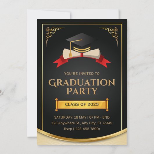 Graduation party kaart (Voorkant)