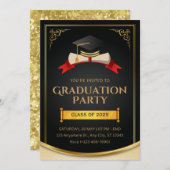 Graduation party kaart (Voorkant / Achterkant)