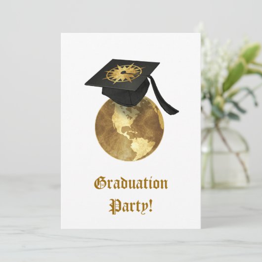 Graduation Party. Kaart (Staand voorkant)