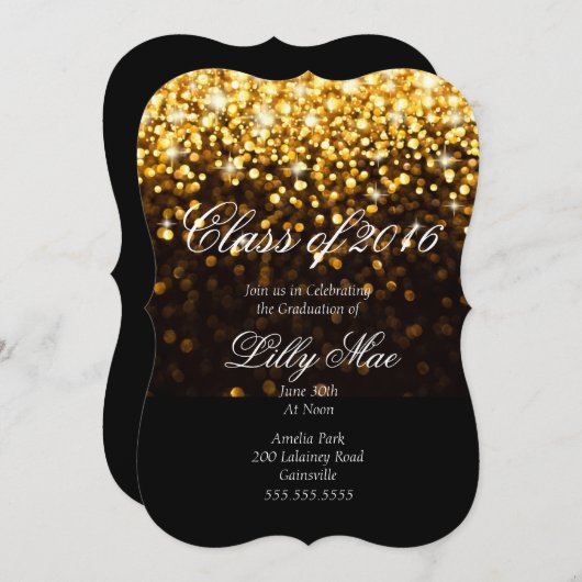 Graduation Party Kaart (Voorkant / Achterkant)