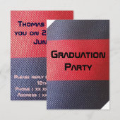 Graduation party kaart (Voorkant / Achterkant)