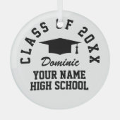 Graduation party keepomwille ornament met string (Voorkant)