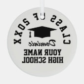 Graduation party keepomwille ornament met string (Achterkant)
