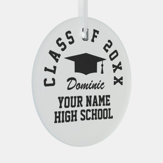 Graduation party keepomwille ornament met string (Voorkant Rechts)