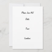 Graduation Party: Kute hamster met kieuwen, Pet Kaart (Achterkant)