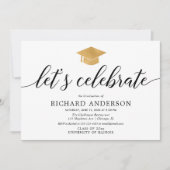 Graduation party, Laten we de eenvoudige moderne Kaart (Voorkant)