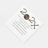 Graduation Party Leuke Feiten Aangepaste Fotoserve Servet (Hoek)