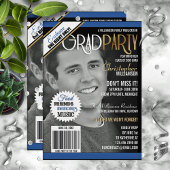 Graduation Party Magazine Hoesje Invitation Kaart