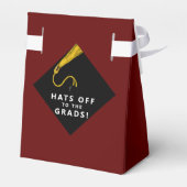 Graduation Party Maroon Bedankdoosjes (Achterkant)