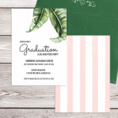 Graduation Party, Mideeuw Modern Banana Leaf Kaart