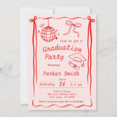 Graduation Party Modern Kaart (Voorkant)