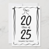 Graduation Party Modern Kaart (Achterkant)