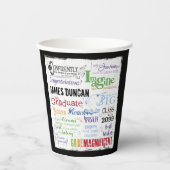 Graduation Party Motivatie Inspirerend quotes Papieren Bekers (Voorkant)