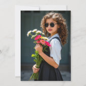 Graduation Party One Photo Invitations Kaart (Achterkant)