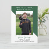 Graduation Party Open House 2023 Foto Green Kaart (Staand voorkant)