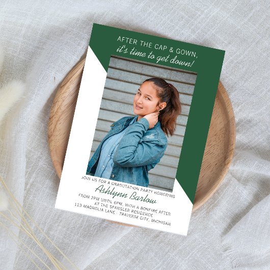 Graduation Party Open House 2023 Foto Green Kaart