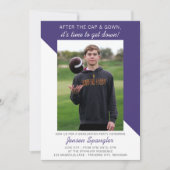 Graduation Party Open House 2023 Foto Paars Kaart (Voorkant)