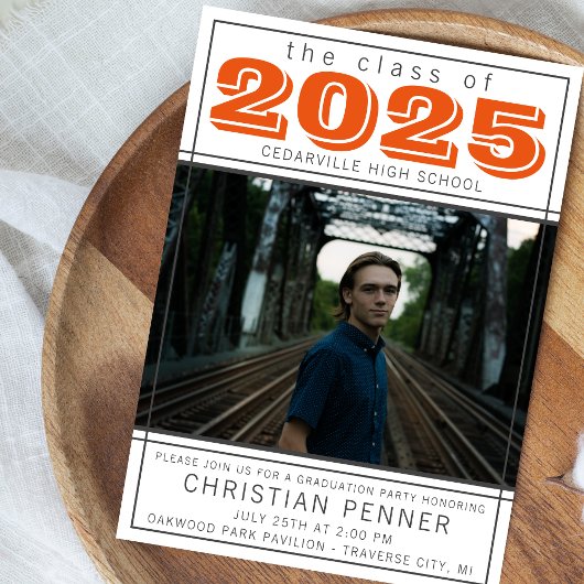 Graduation Party Open House 2023 Foto Sinaasappel Kaart