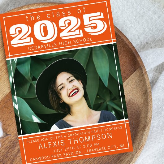 Graduation Party Open House 2023 Foto Sinaasappel Kaart