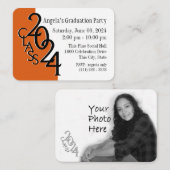 Graduation Party Oranje foto invoegen Kaart 2020 (Voorkant / Achterkant)