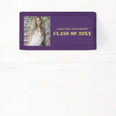 Graduation Party Paars Spandoek (Insitu)