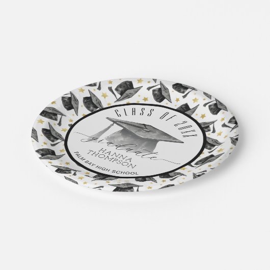 Graduation Party Papieren Borden | Afstuderen part Papieren Bordje (Gekanteld)