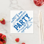 Graduation Party Pattern Napkins Servet (Insitu)