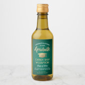 Graduation Party pensed Green Gold and White Mini Wijn Etiket (Voorkant)