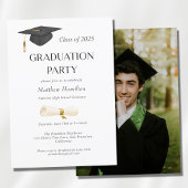 Graduation Party Pet Diploma Photo Invitation