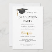 Graduation Party Pet Diploma Photo Invitation (Voorkant)