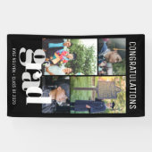 Graduation Party Photo High School Afstudeerder Spandoek (Horizontaal)