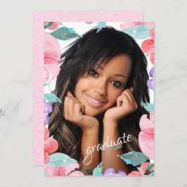 Graduation Party Photo Invitation Kaart