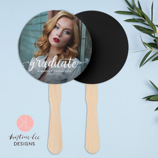 Graduation Party Photo Script Celebration Modern Handwaaier