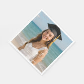 Graduation party photo script luncheon servet (Hoek)