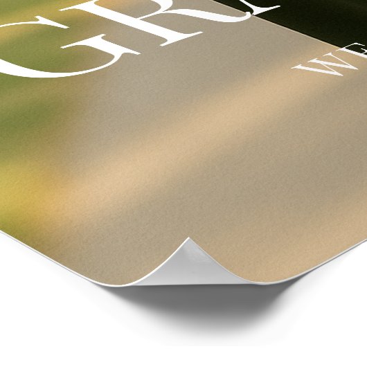 Graduation Party Photo Welcome Poster (Hoek)