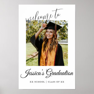 Graduation Party Photo Welcome Poster