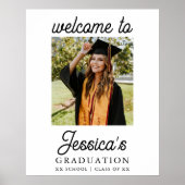 Graduation Party Photo Welcome Poster (Voorkant)