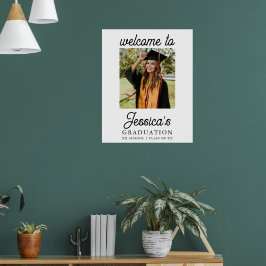 Graduation Party Photo Welcome Poster