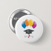 Graduation Party Pins Balloons Diploma Pet Ronde Button 5,7 Cm (Voorkant /achterkant)
