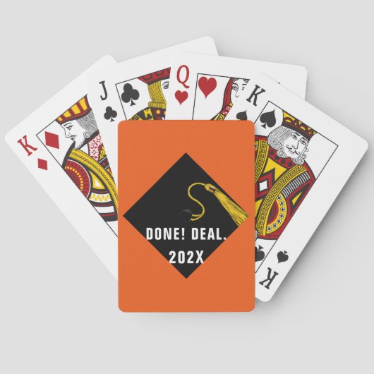 Graduation Party Pokerkaarten (Achterkant)