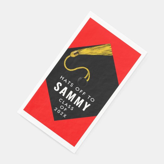 Graduation Party Red Servet (Hoek)