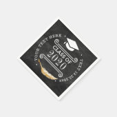 Graduation Party Retro Chalkboard Klasse 2020 Servet (Hoek)